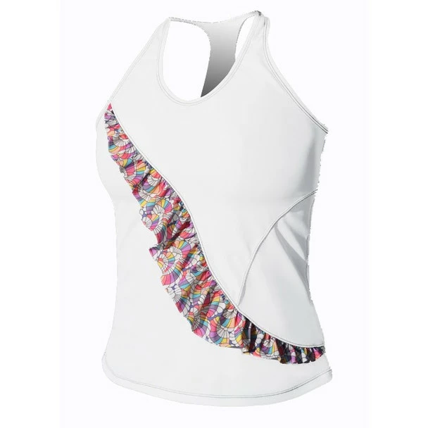 DeSoto Women's Carrera Ruffle Full Tri Top - 2016 2 DeSoto Women's Carrera Ruffle Full Tri Top - 2016 - Image 2