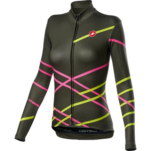 Castelli Women's Long Sleeve Diagonal Jersey - 2022 2 Castelli Women's Long Sleeve Diagonal Jersey - 2022 - Image 2