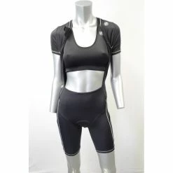 DeSoto Women's Forza Hybrid Trisuit - 2023 -Women's sports Shop WFHT4 Black Front 02 59689.1671202227