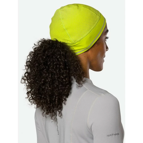 Nathan HyperNight Reflective Ponytail Beanie - 2023 2 Nathan HyperNight Reflective Ponytail Beanie - 2023 - Image 2