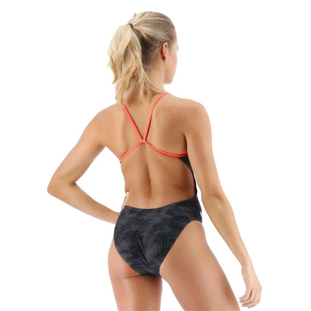 TYR Women's Blackout Camo Cutoutfit Swimsuit - 2023 2 TYR Women's Blackout Camo Cutoutfit Swimsuit - 2023 - Image 2