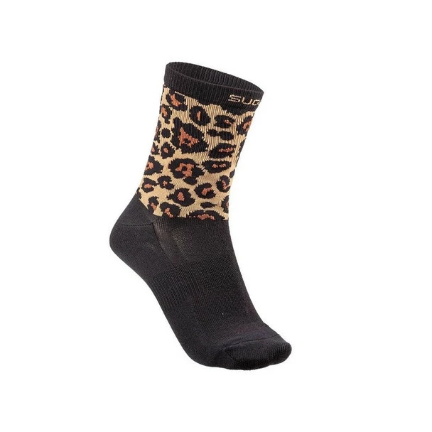 Sugoi Leopard Print One Way Sock - 2022 1 Sugoi Leopard Print One Way Sock - 2022